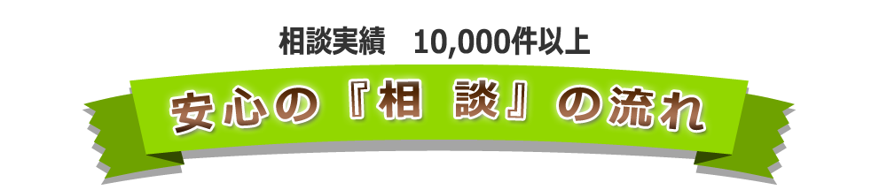 回収実績10,000件以上安心の「案件処理」の流れ